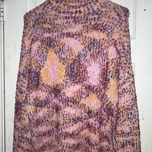 Multicolor turtleneck sweater